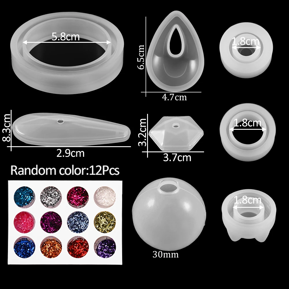 Силиконовые формы для отливки наборы эпоксидная смола форма инструментов