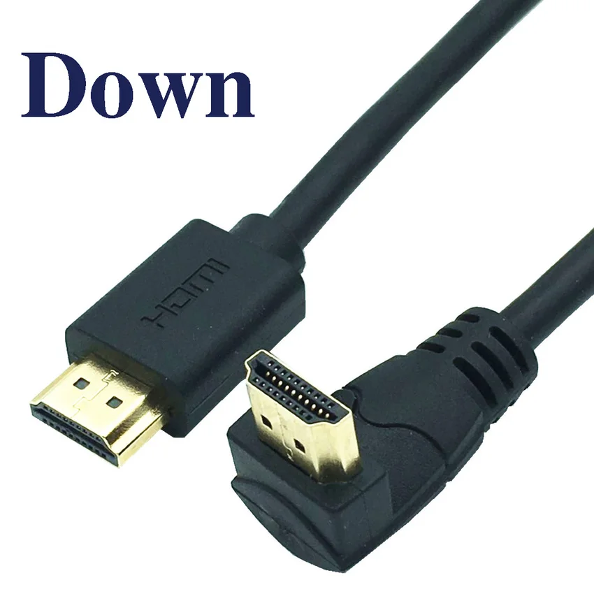 Кабель HDMI 2 0 V 4K * 2K @ 60 Гц кабель Male-HDMI Male левый и правый Угловой 90 градусов 15 см |