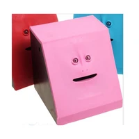 human face piggy bank box saving bank coins box money coin toy saving bank for children gift candy machine home decoration
