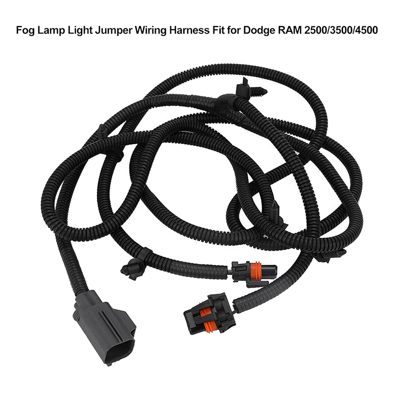 

For 2010-2018 Dodge Ram 2500 3500 4500 5500 Fog Light Driving Lamp Jumper Wiring Harness Factory New 68046303AC