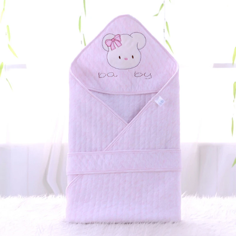 

90*90 см Высокое качество детское одеяло младенческой Bebe утолщаются хлопок пеленать конверт коляска одеяло Новорожденный ребенок постельные...