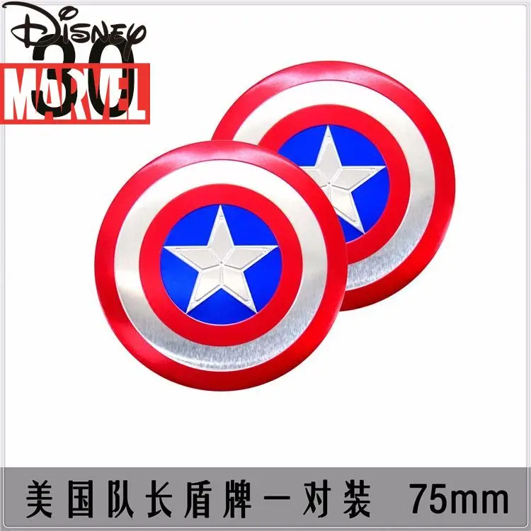 

Disney Marvel's Revenge League Car Scratch Blocking Metal Modification Captain America Car Sticker Personality Fun