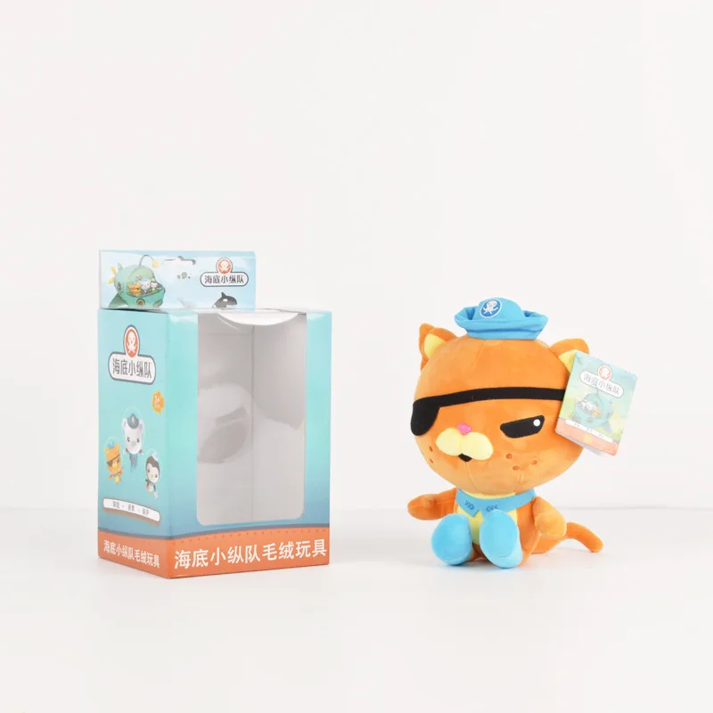 Оригинальные Octonauts 30 см Мультяшные плюшевые игрушки с коробкой Barnacles Kwazii песо