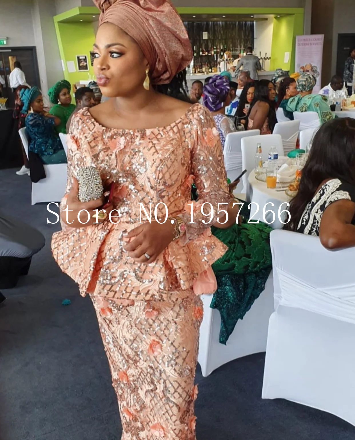 Beautiful Gold Wedding Lace Fabric 3D Flowers French African Fabrics For Dresses Beads Tulle Nigerian CRF29981 | Дом и сад