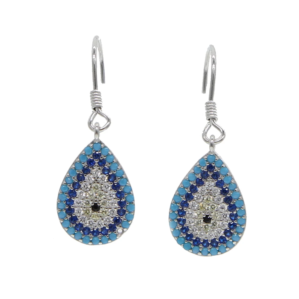 Brincos Pendientes Mujer Oorbellen Brand Long Earrings With Stones Tear Drop Crystal For Wedding Party Jewelry Micro Pave | Украшения и