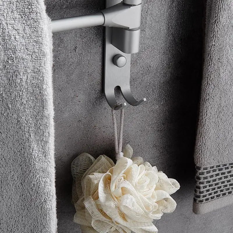 Вешалка для полотенец без ногтей с несколькими ручками вешалка крючками ванной