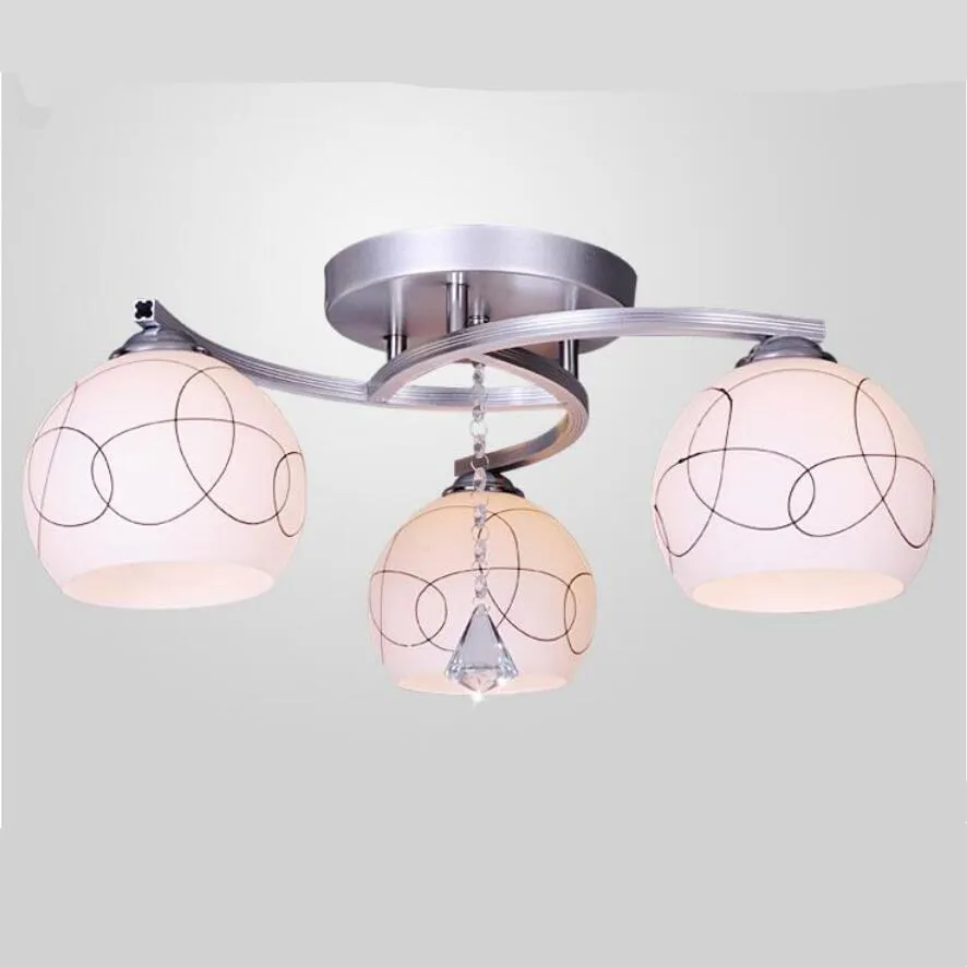

Simple E27 bulb living room bedroom Chandeliers three light sources led lamps high quality led lustre Chandelier lighting Z30