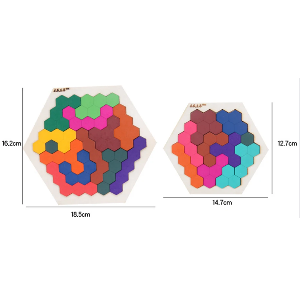 

Wooden Educational Toys Jigsaw Puzzle Building Blocks Baby Early Education DIY Color Fun Variety Puzzle Building Block Toys