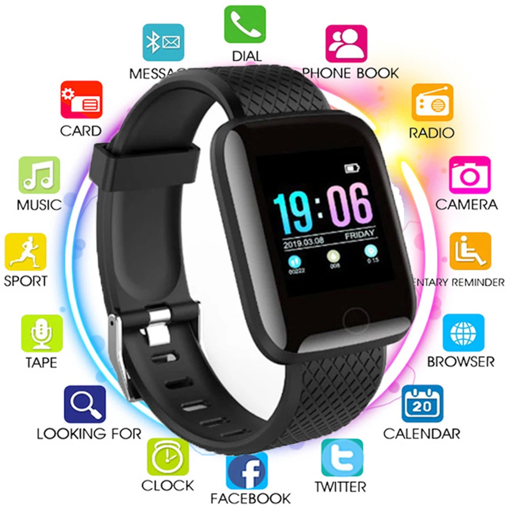 Умные часы для мужчин и женщин монитор сердечного ритма кровяное давление фитнес