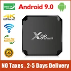 ТВ-приставка X96 Mini QHD, Android 9,0, 4K, 1 + 8 Гб, Amlogic S905W, 4 ядра, 2,4 ГГц, Wi-Fi, 2 + 16 Гб
