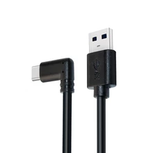 3 м зарядный кабель для Oculus Quest LINK VR гарнитура USB3.1 Gen1 A-C USB-A-type-C Кабель-адаптер линия передачи данных с локоном 10 футов
