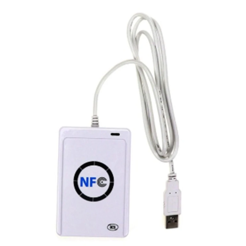 NFC Reader USB ACR122U Contactless Smart IC Card Writer and RFID Copier Duplicator UID Changeable Tag Key Fob | Безопасность и