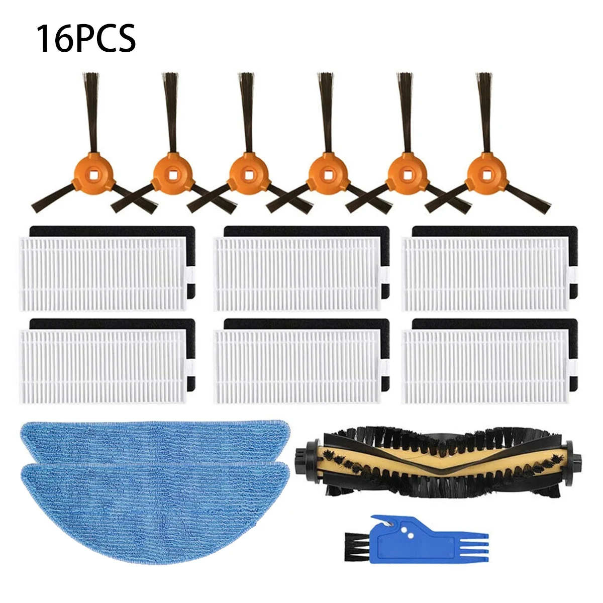 

16Pcs/Set Replacement Parts Fit For Yeedi K600 Useful Brand New Practical