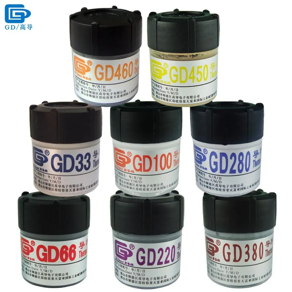 GD460 GD450 GD100 GD220 GD33 GD66 GD280 GD380 Термальность проводящая силиконовая смазка паста силиконовый пластырь компаунд CN202530