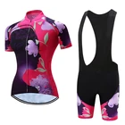 2022 велосипедная одежда, женский костюм, командная одежда для горного велосипеда, велосипедная одежда с защитой от УФ-излучения, комплект из Джерси с коротким рукавом для велоспорта