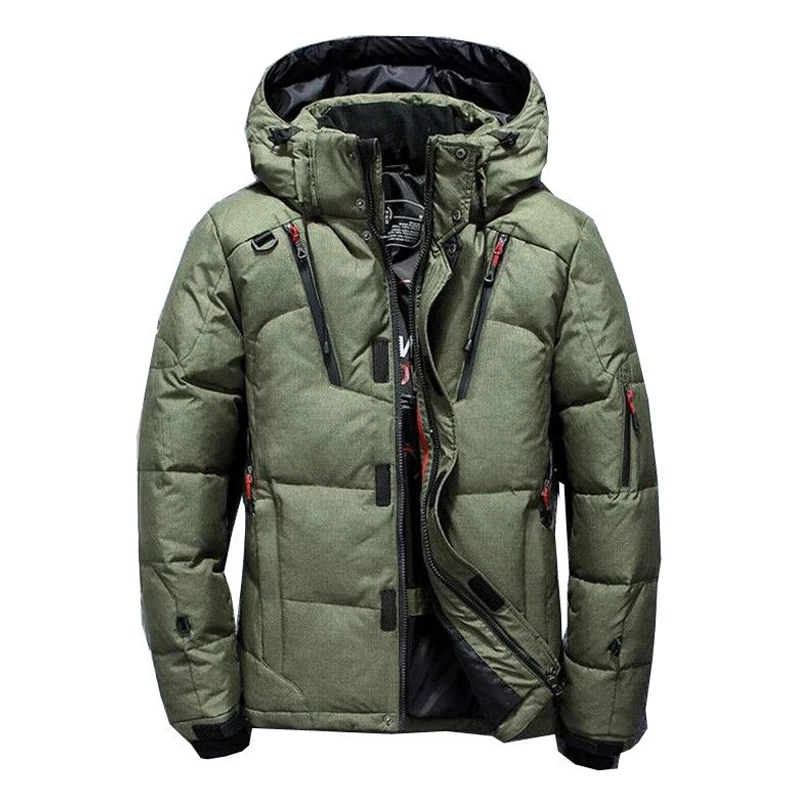 Новинка Зима 2020 мужской пуховик модное повседневное приталенное теплое толстое