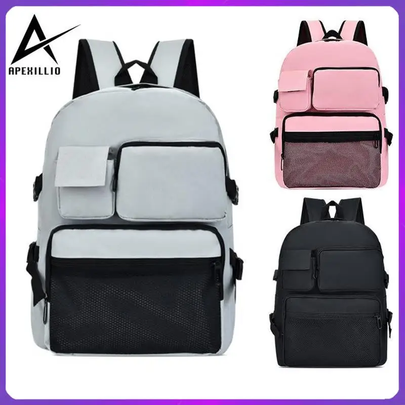 

Fashion new campus bf style men's and women's backpack leisure trend large capacity multi-pocket backpack