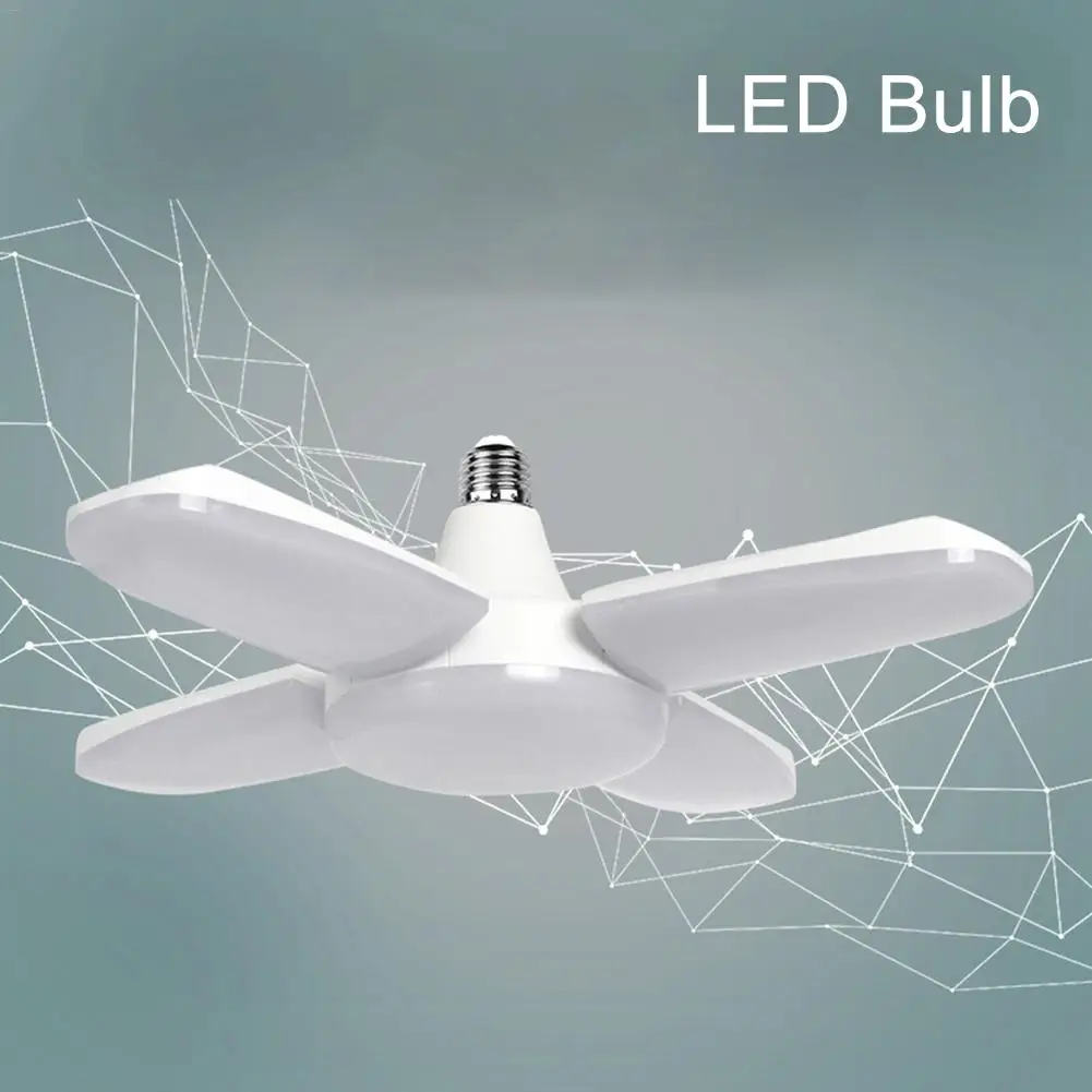 

LED Folding Light Garage Light Easy To Install Modern Deformable Lamp For Living Room Bedroom 60W Cold White