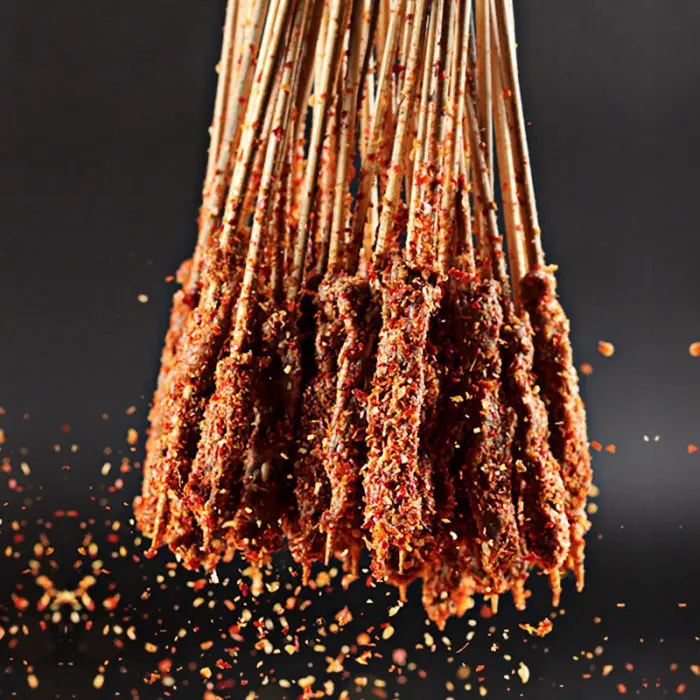 2020 Hot Sturdy Bamboo Skewer Sticks BBQ Fruit Shish Kebab Natural Wood 25cm Barbecue Stick FQ-ing | Дом и сад