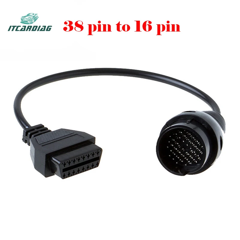 Для Mercedes Benz MB 38Pin к OBD2 OBDII 16 Pin диагностический кабель адаптера | Автомобили и