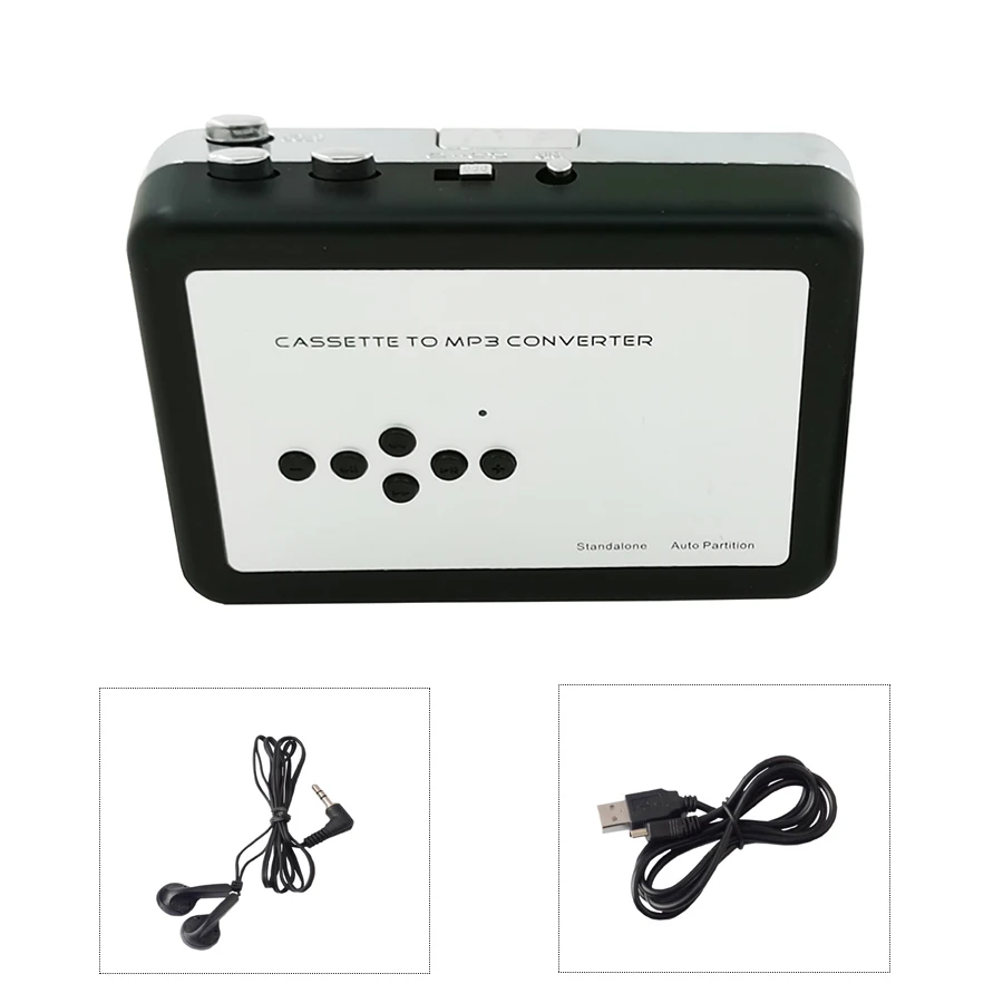 Портативный аудиоплеер кассета с USB на MP3|Проигрыватели аудиокассет| |