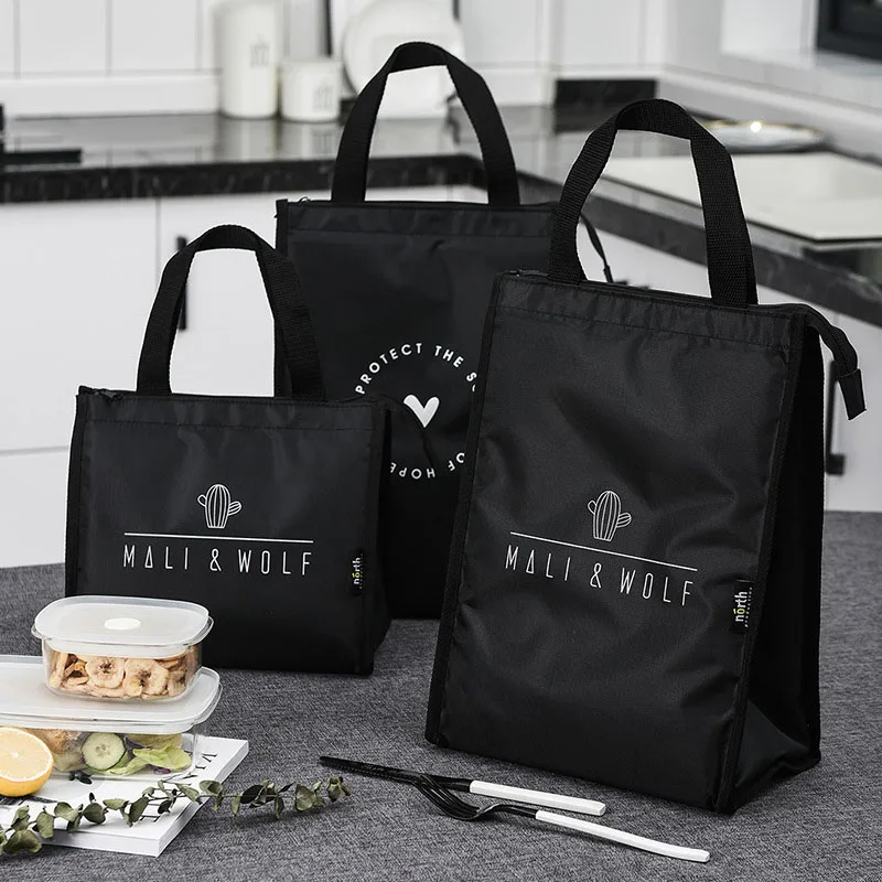 

Изолированная сумка для обеда большой емкости, прочная сумка Bento, Термоизолированный Ланч-бокс, сумка-холодильник, контейнер для упаковки о...