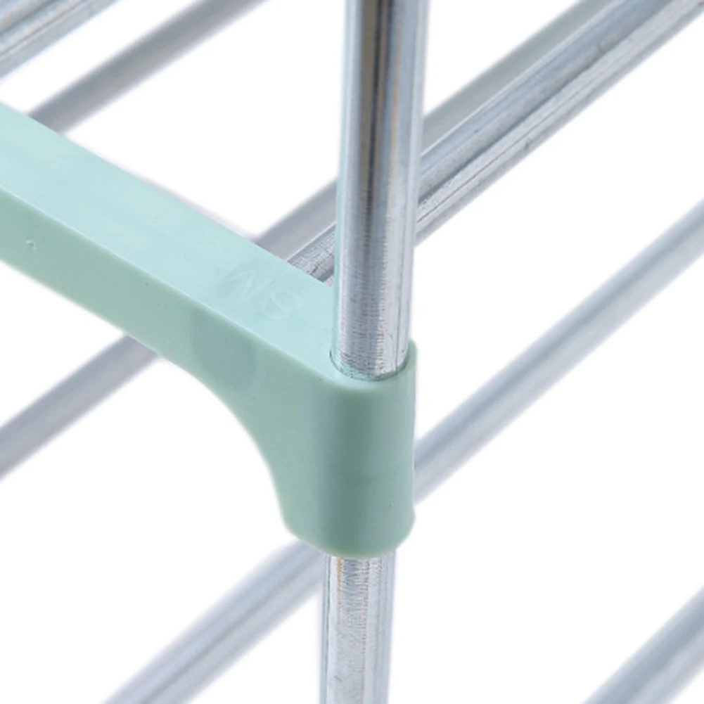 3/4 Layers Stainless Steel Rack Hanger Shoes Storage Display Shelf Holder Cabinet Shelf Holder Shoes Racks Home Organizer