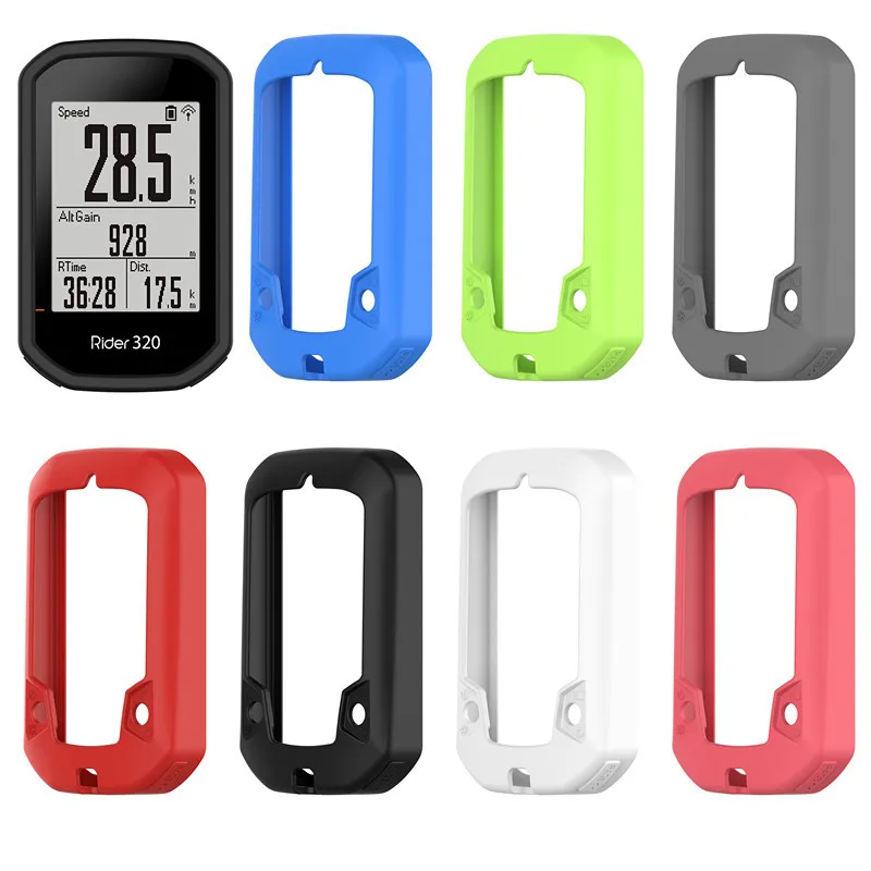 

Fashion Soft Silicone Protective Case For Bryton Rider 320 430 GPS Smartwatch Protection Cover Hiking Handheld Replacement Frame