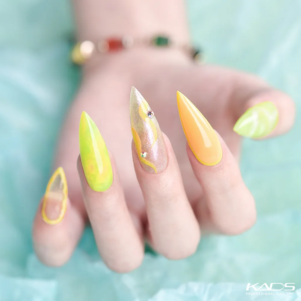 KADS 9 5 мл флуоресцентный Гель-лак для ногтей модный неоновый УФ светодиодный