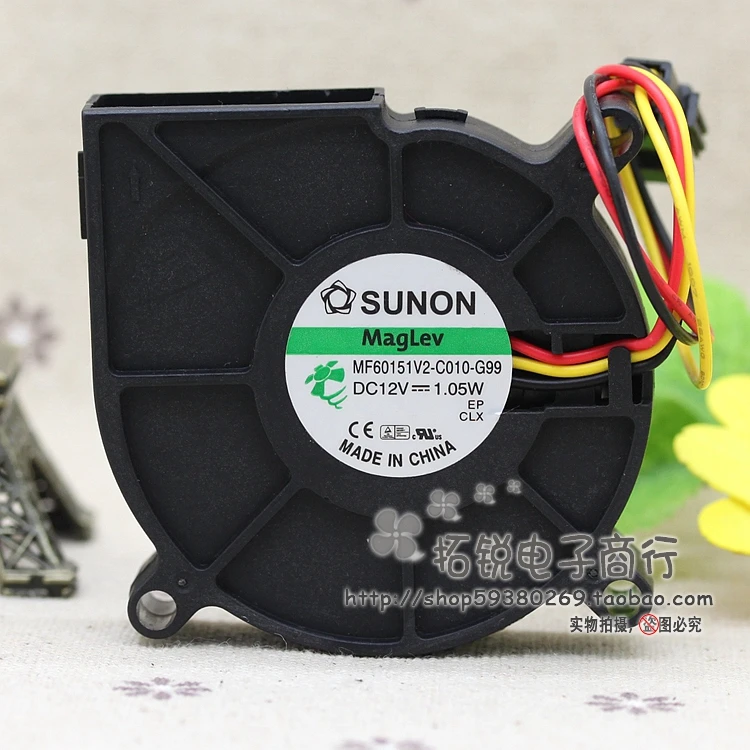 SUNON MF60151V2-C010-G99 DC 12V 1,05 W 60x60x15mm 3-проводной Вентилятор охлаждения сервера