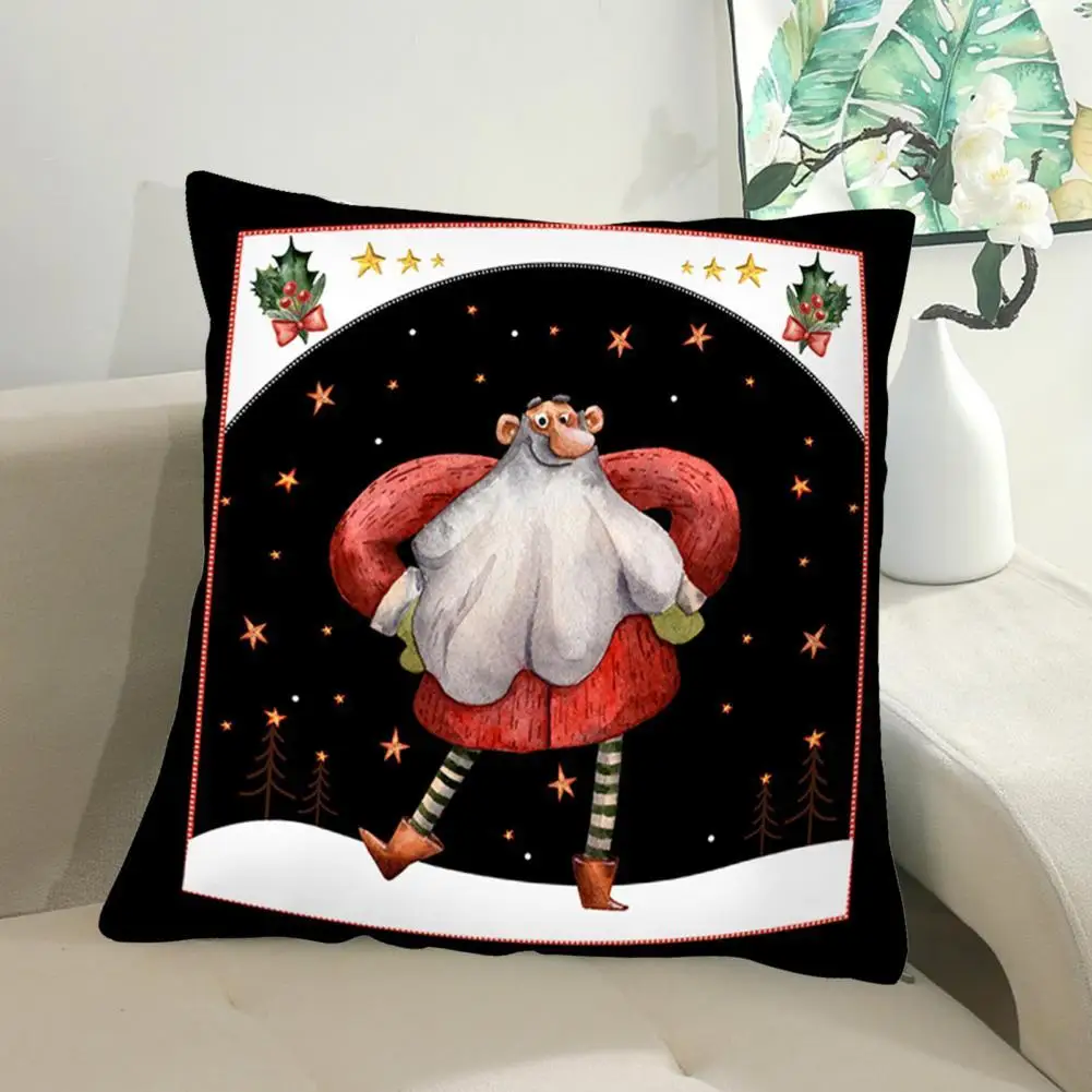 

Красивый Износостойкий чехол для подушки с надписью "Merry Christmas"