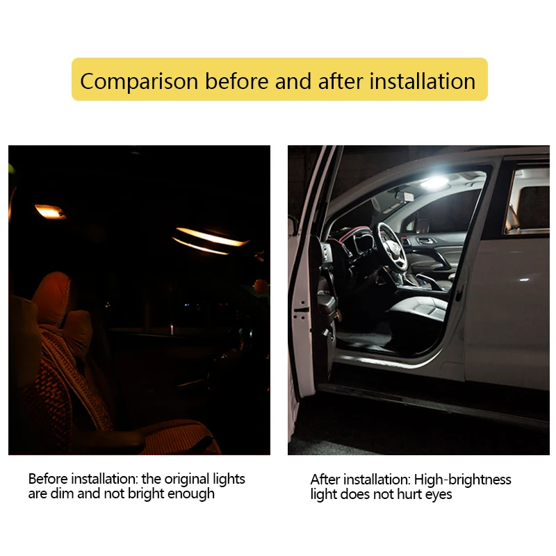 Универсальный автомобильный интерьерный светильник на крышу 12 в 36 светодиодный