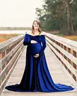 Xxxl-l Большие размеры зимнее платье с принтом, платья для будущих мам, для фотосессии платье для беременных фотографии размера плюс платье для беременных