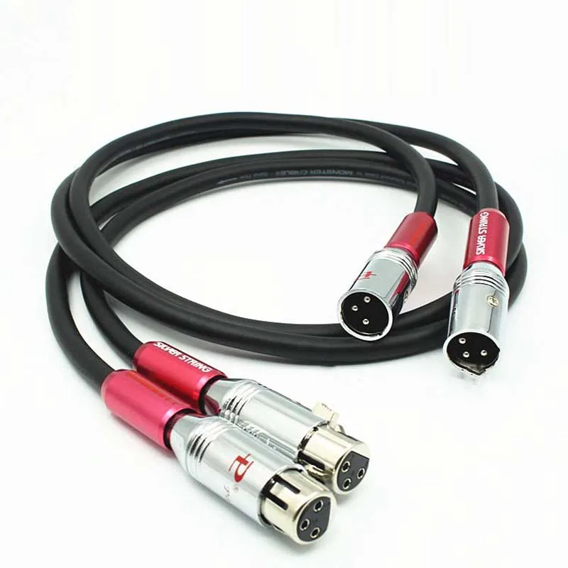 Colleimage Hifi аудио monster 500 Чистый медный соединительный кабель с разъемом XLR из
