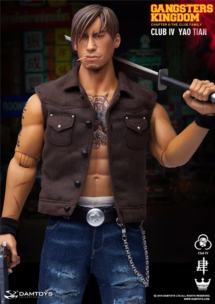 

DAMTOYS DAM Gangbang Kingdom Club 2 YaoTian 1/6 GK019 Figure Toys