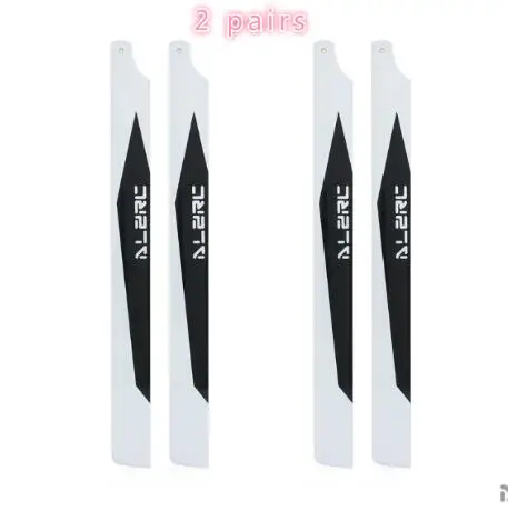 

2 pairs ALZRC 370mm Glass Fiber Main Blade for X3 450L 480 465 Trex helicopter