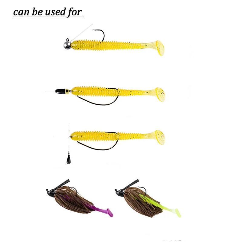 Водяные снайперские рыболовные приманки с хвостом 71 мм 58 набор мягких