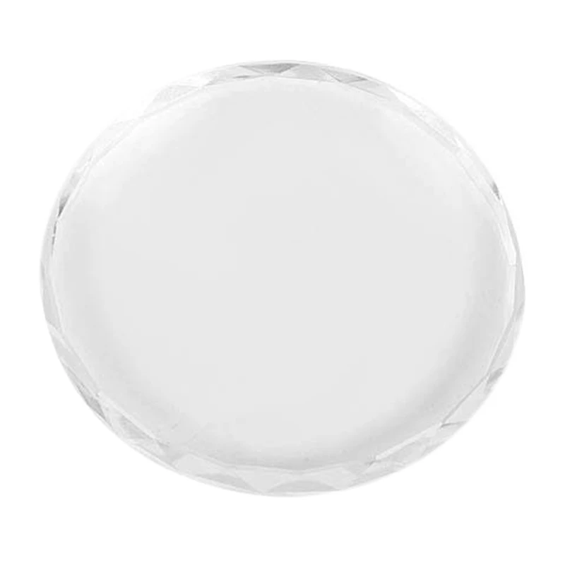 Стеклянная палитра для смешивания цветов ногтей рисунок прозрачная стеклянная