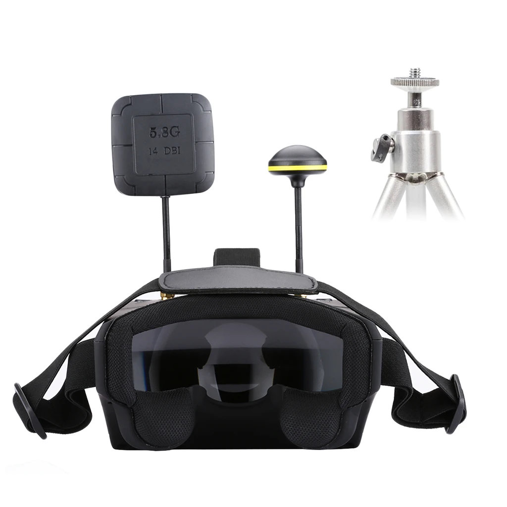 EV800D 5,8G 40CH 5 дюймов 800*480 видео гарнитура HD DVR разнообразие FPV очки с батареей для RC модели RC FPV Дрон