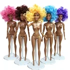 Детская подвижная африканская кукла, черная кукла, лучший подарок, Детская кукла, игрушки для детей, девочек и мальчиков, подарок на Рождество, день рождения