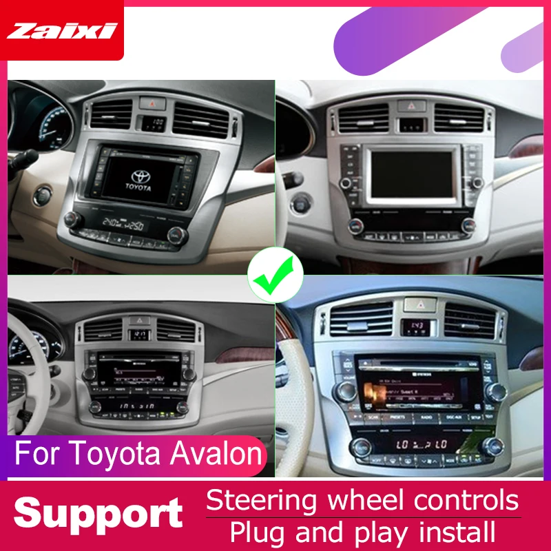 

ZaiXi 2 DIN Auto DVD Player GPS Navi Navigation For Toyota Avalon 2010~2013 Car Android Multimedia System Screen Radio Stereo