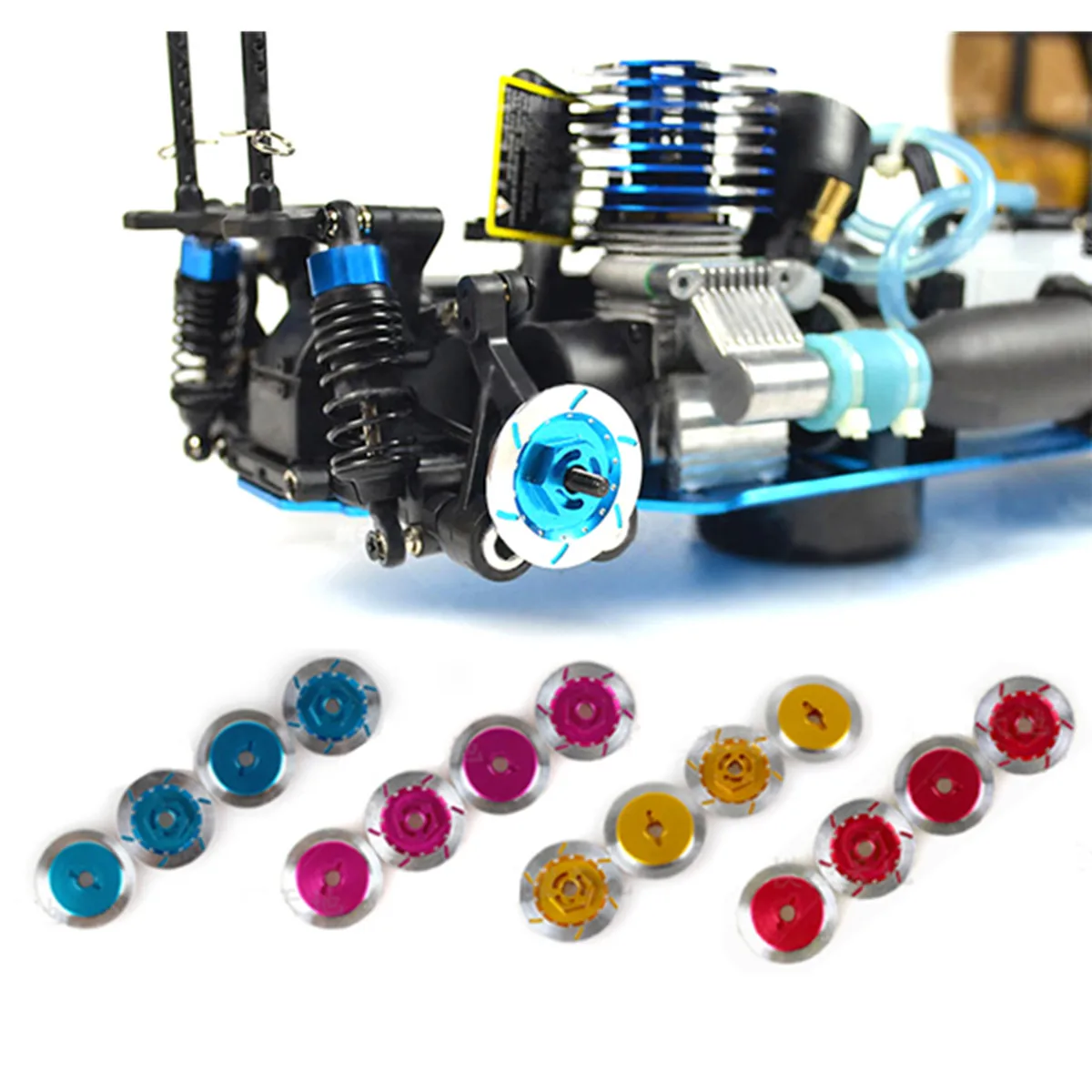 4 шт. алюминиевый сплав Тормозной диск колесный обод металлический шестигранный