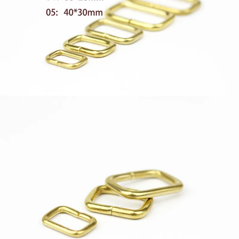 Медная проволочная застежка для рта пряжка медная Пряжка ручная работа