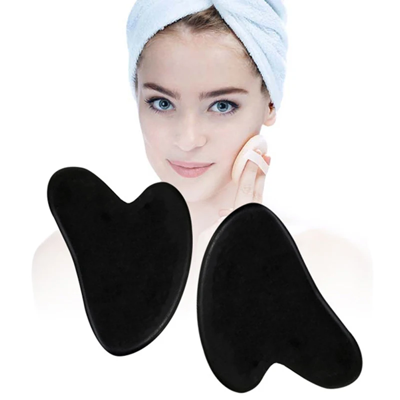 

1PCS Bianstone Guasha Face Lift Guasha Massage Bianstone Facial Massage Heart-shaped Natural Stone Anti Wrinkle Beauty Skin Care