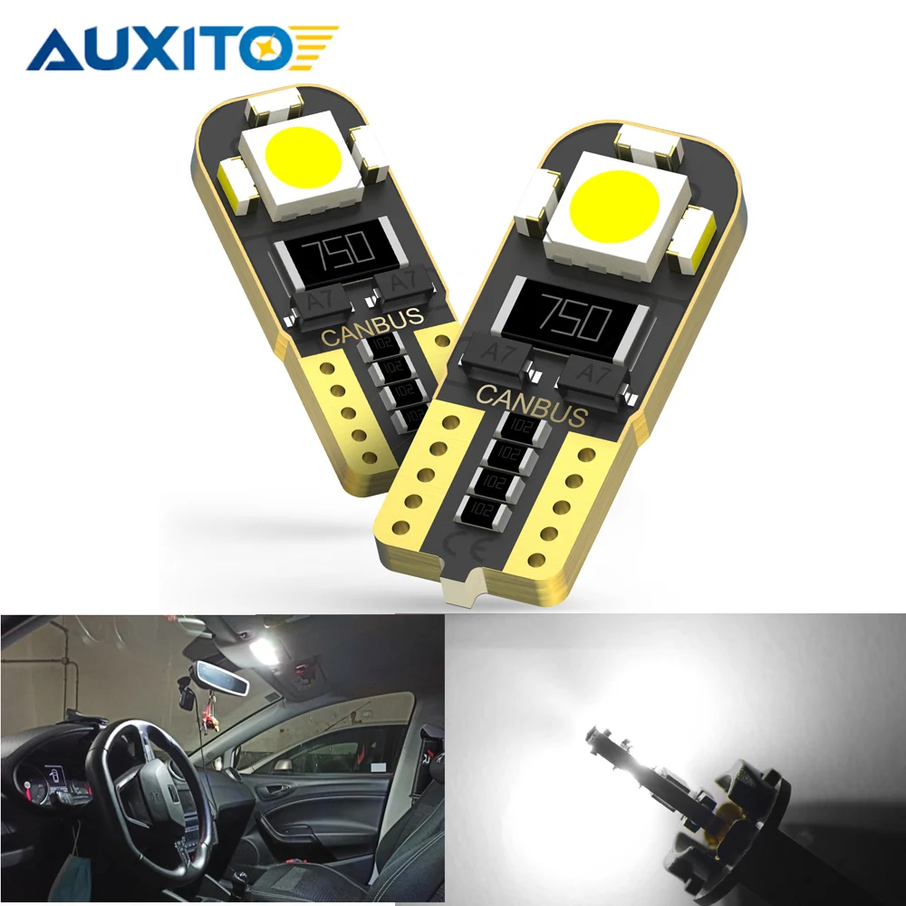 Светодиодная лампа W5W T10 2 шт. 194 2825 дюйма внутренняя 12 В для Opel Astra H J G Corsa D C Insignia Vectra