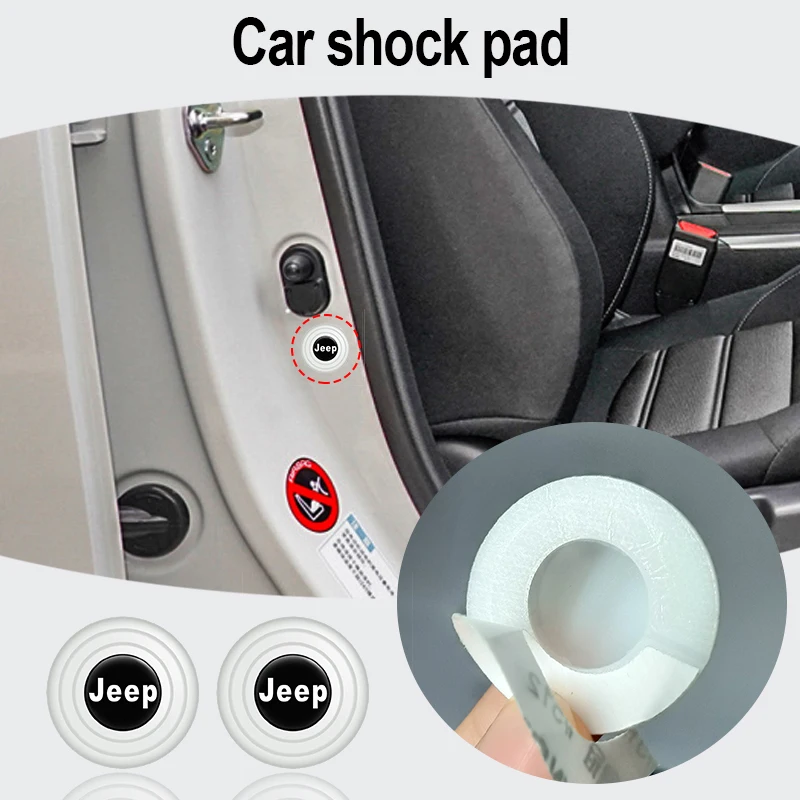 

Car Door Luminous Anti-collision Pad Buffer Protection Stickers for Jeep Wrangler Car Styling Badge Decorat Can Car Accessories