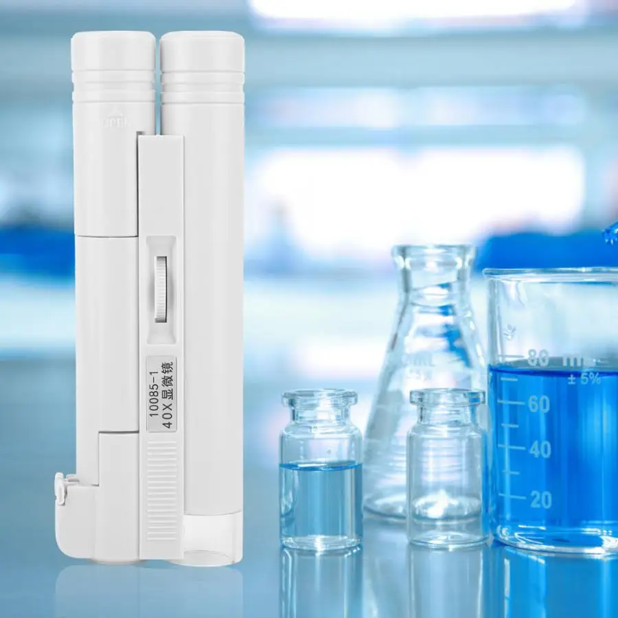 Phones Magnifier 3D Screen 40X Zoom Pocket-sized LED Microscope Micro Lens for Universal Mobile | Инструменты