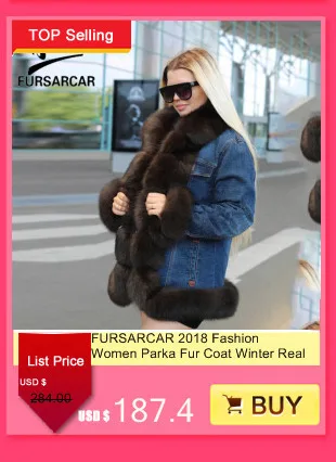 FURSARCAR новая зимняя темно-серая шуба из настоящей норки для женщин, шуба с воротником-стойкой, Женская Роскошная Шуба из норки