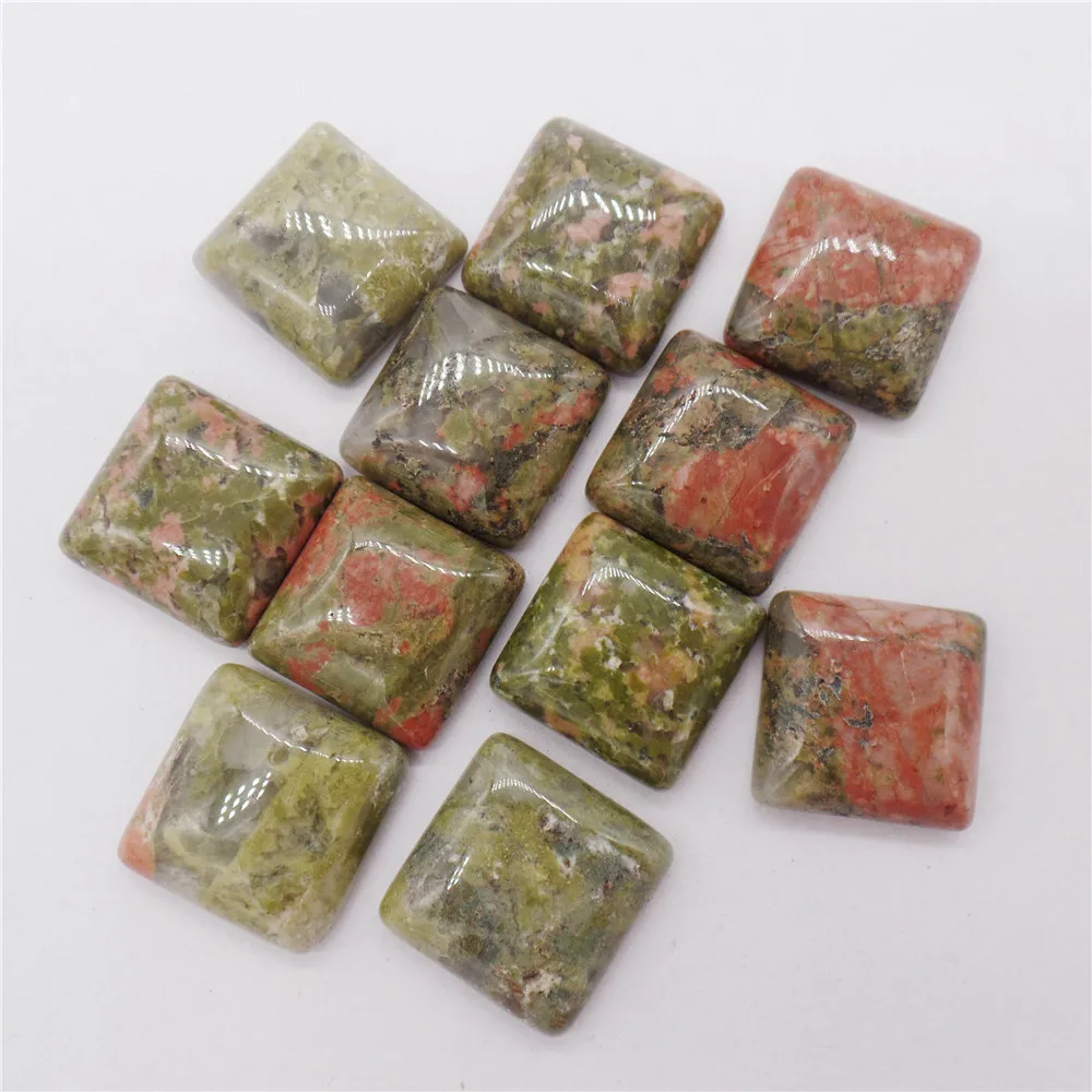 

Кабошон из натуральной зеленой яшмы унакит, 16x5 мм, 100 шт., для самостоятельного изготовления ювелирных изделий, ожерелий, бутиков, подарков