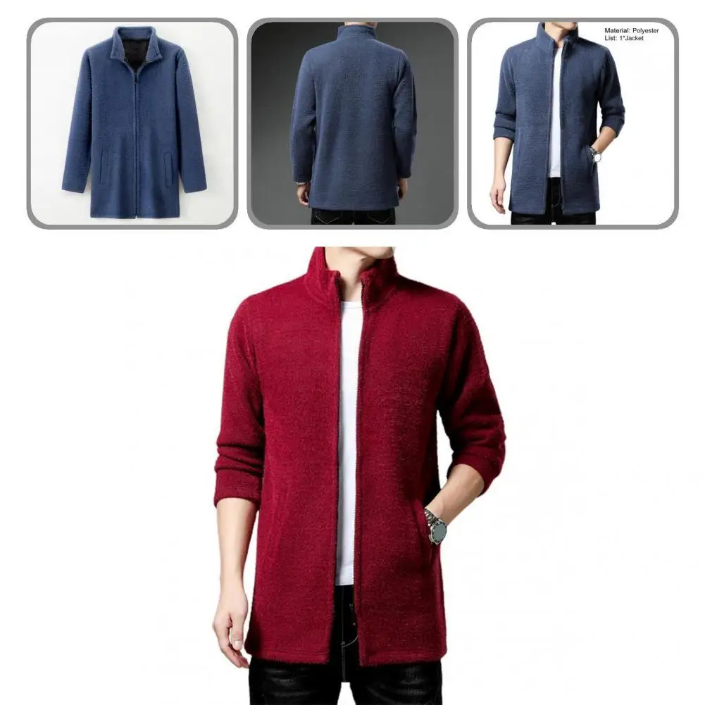 

Winter Jacket Long Skin-friendly Warm Long Skin-friendly All Match Winter Coat Men Coat for Work